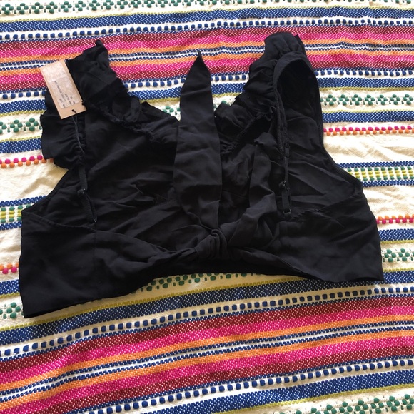 Only hearts ruffle bra top, sz m, NWT - Picture 3 of 8